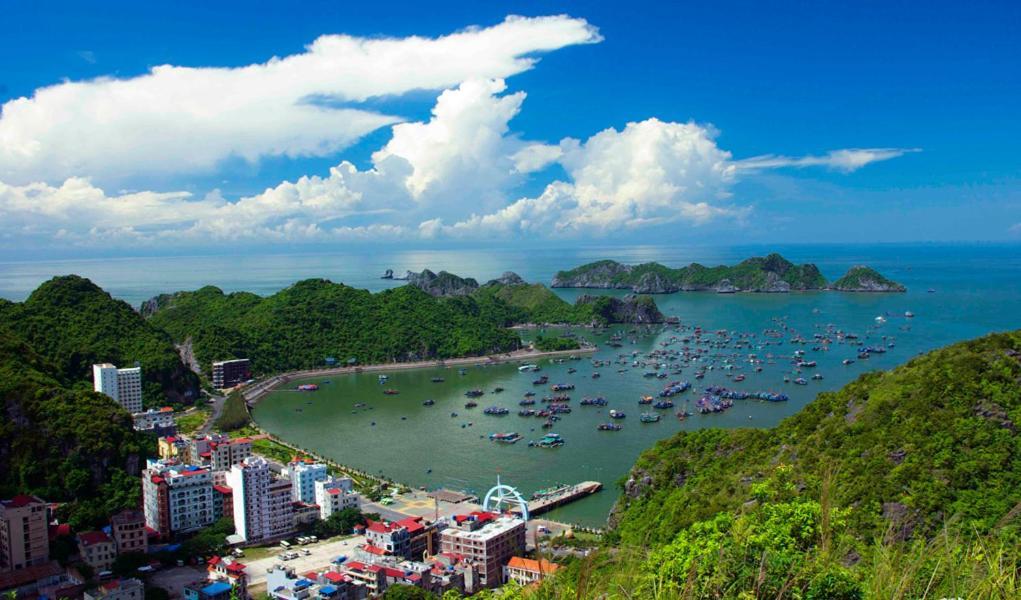 Cat Ba Glow Hotel Chan Chau Buitenkant foto